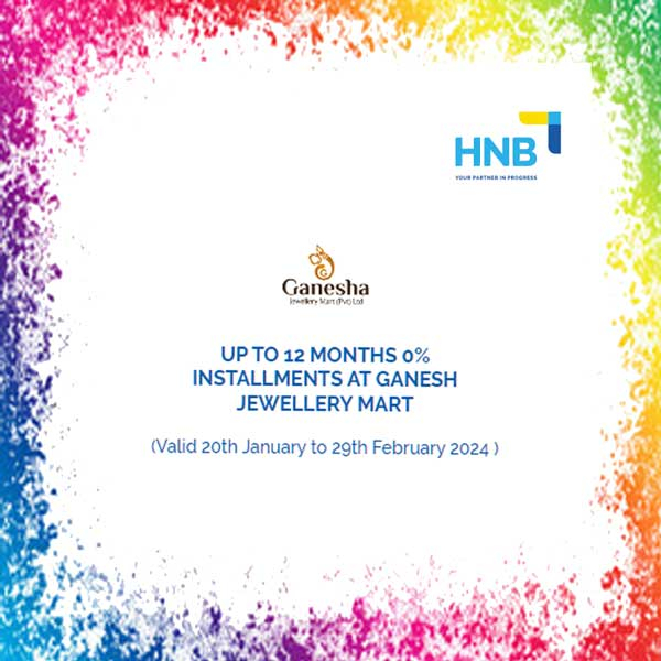 Up To 12 Months 0% Installments @ Ganesh Jewellery Mart