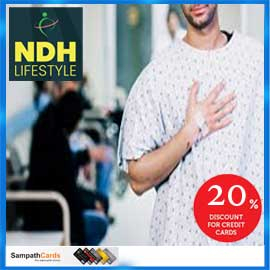 20% OFF on total bill at NDH Lifestyle for all Sampath Mastercard & Visa Credit Cardholders