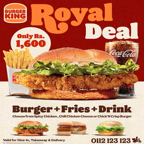 The Royal Deal From Burger King - Top Deals Today | Deals4me.lk