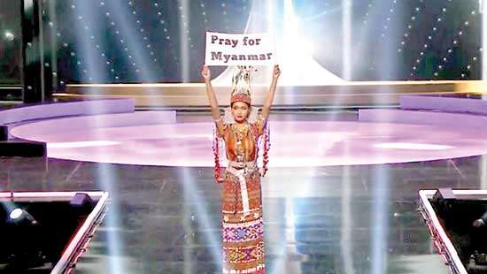 Myanmar’s Miss Universe contestant pleads “our people are dying ...