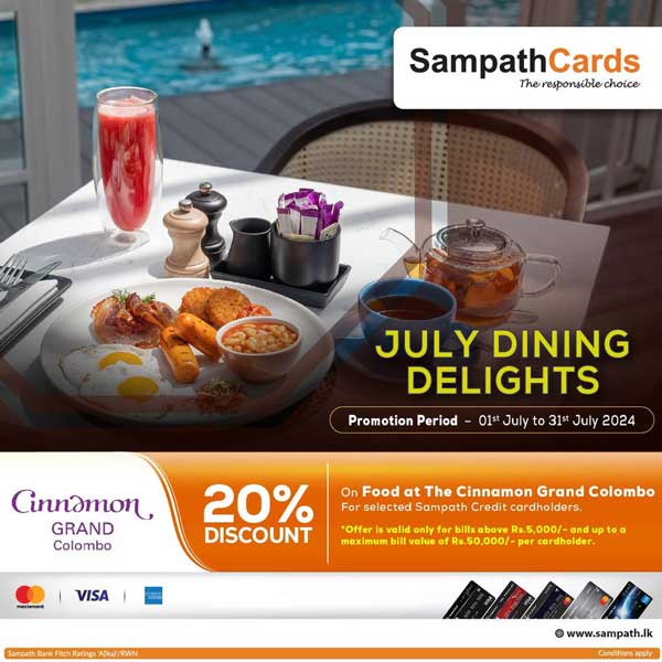 Enjoy a Culinary Delight with Sampath Bank