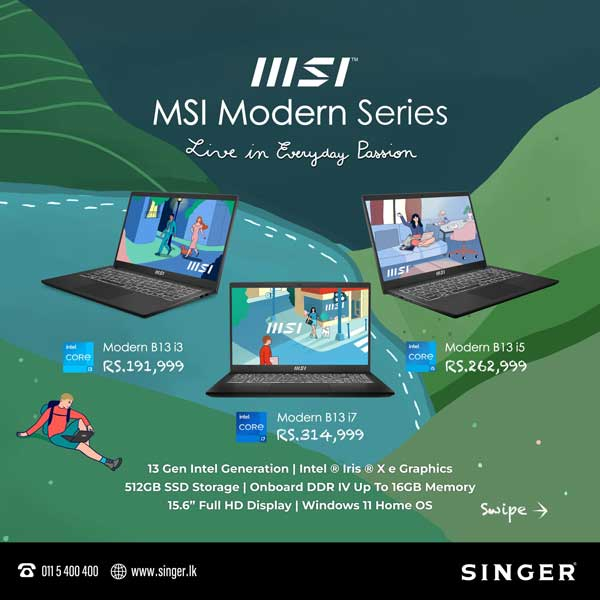 Get a special price on  MSI Modern 15 @  Singer