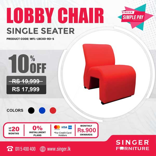 Enjoy a special price on Singer lobby chairs @ Singer