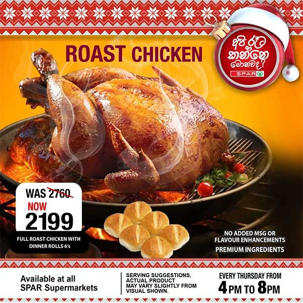 Enjoy a price reduce on roast chicken @ SPAR