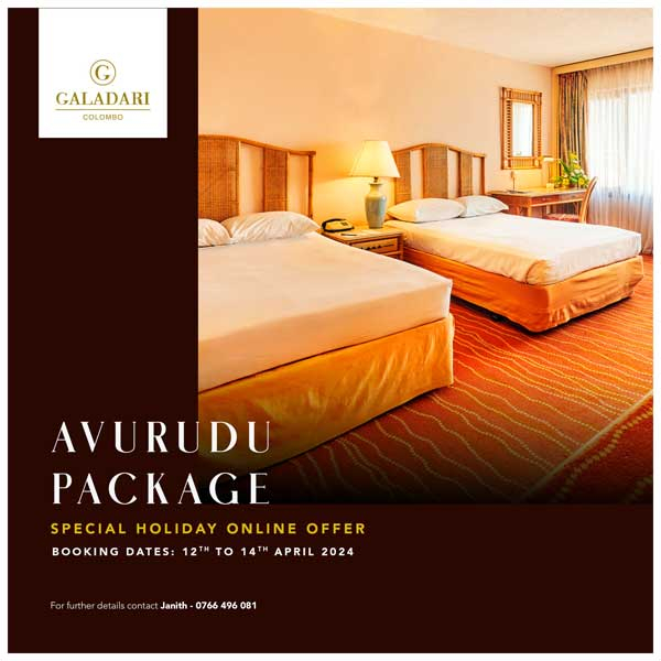 Enjoy a special avurudu package @ Galadari Hotel