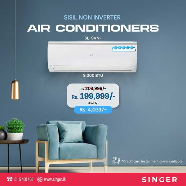 Enjoy a special price on Sisil Non-Inverter Air Conditioners  @ Singer