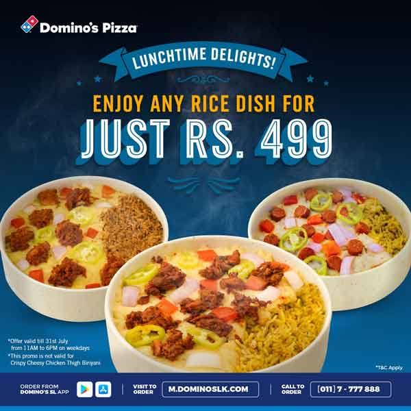 Get your favorite Flavor Fusion Rice at Rs. 499