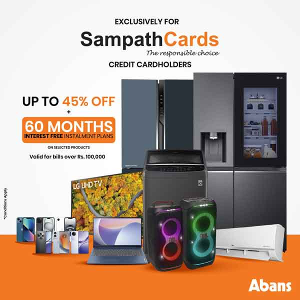 Exclusive Offer for Sampath Credit Card holders!