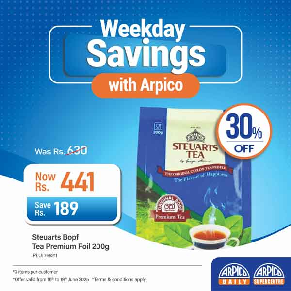 Explore amazing deals on groceries, household items and homeware needs at Arpico Supermarket.