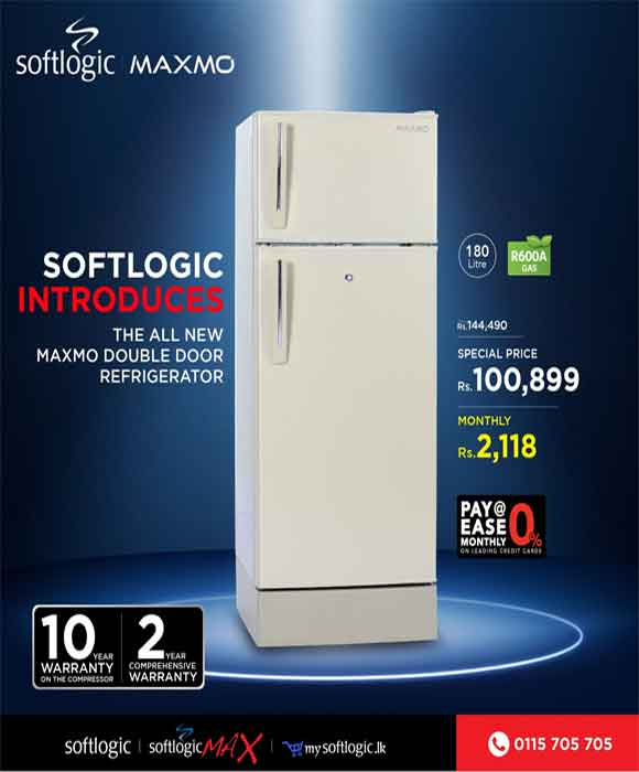 Introducing Maxmo Double Door Refrigerator @Softlogic Max