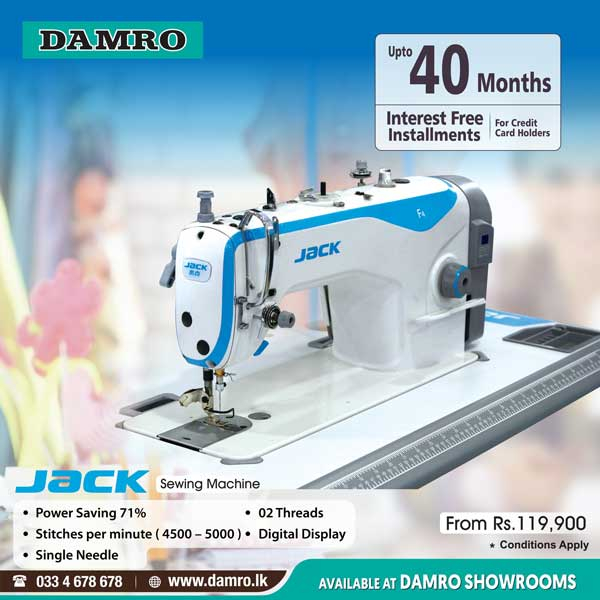 Enjoy Special Price on JACK Sewing Machine @ DAMRO
