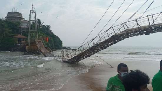 Matara Paravi Duwa bridge collapse... - Caption Story | Daily Mirror