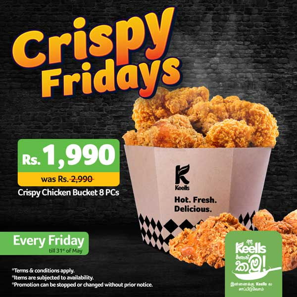 Get Crispy Chicken 8PCs bucket for just Rs.1990 @ Keels