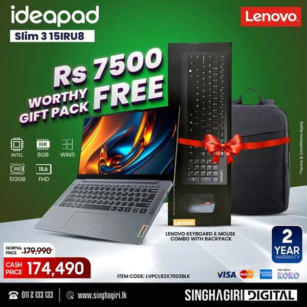 The Lenovo IdeaPad Slim 3 is a smart choice for students, teachers, and professionals.