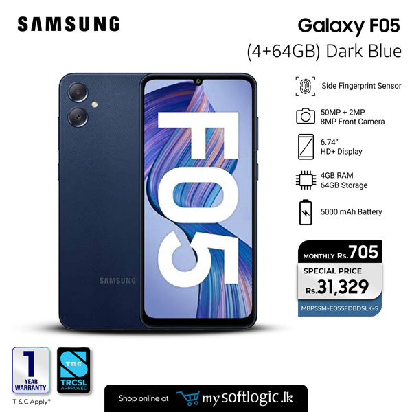 Monthly instalments from just Rs. 705 1-Year Warranty TRCSL Approved Devices