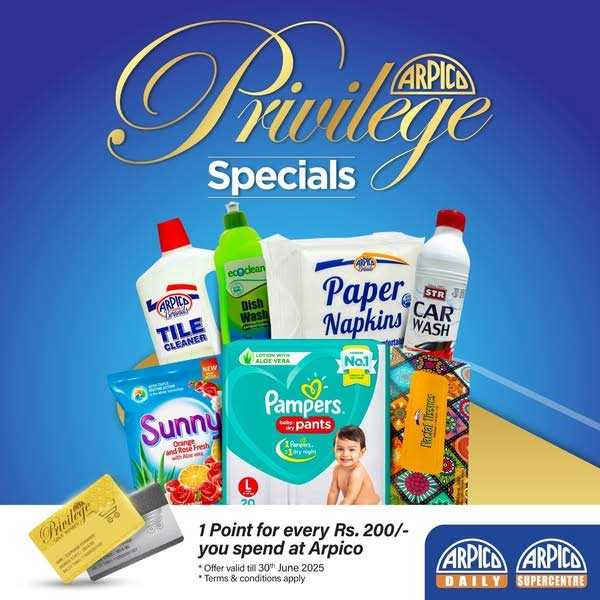 Enjoy big savings at Arpico!