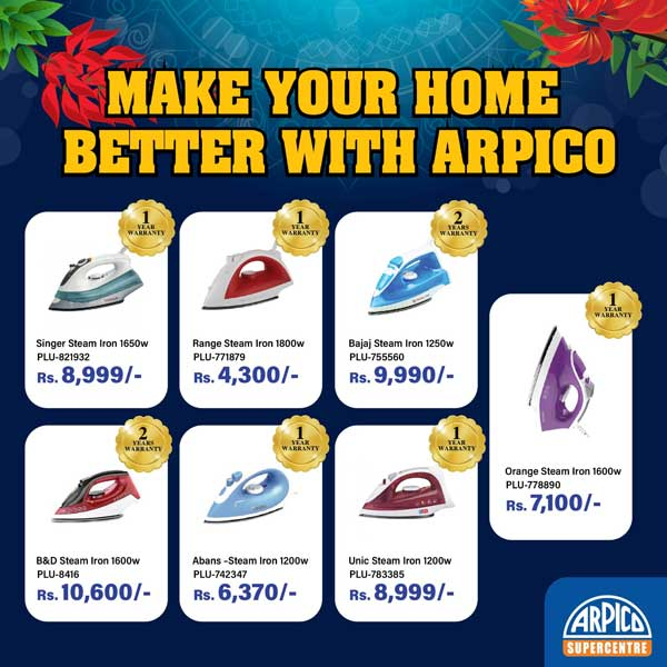 Enjoy the best price on electronics @ Arpico Supercentre