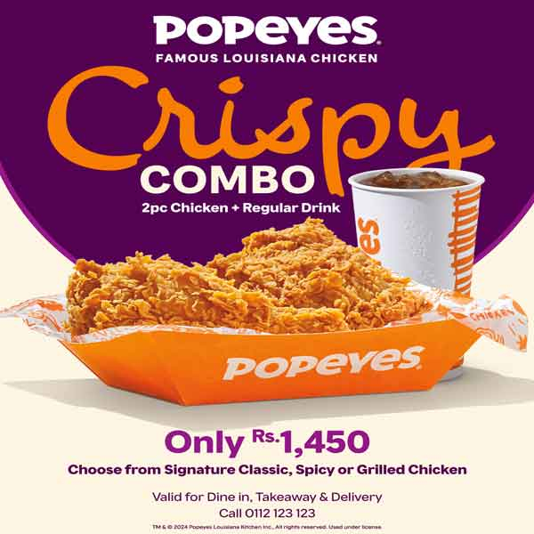 Spice up your day with Popeyes Crispy Combo at a special price from Popeyes