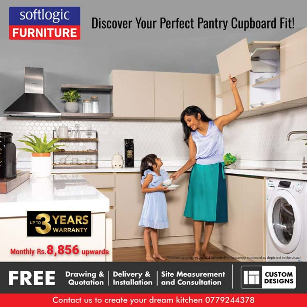 Transform your kitchen with Softlogic Furniture’s Pantry Cupboards!