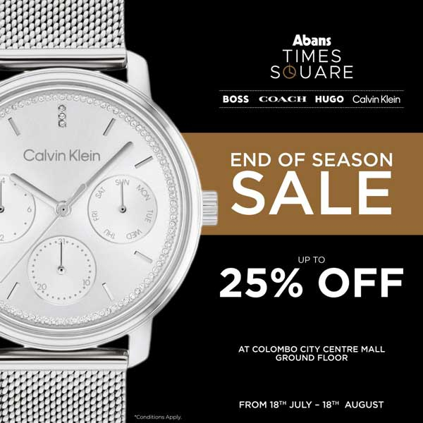 Time meets value at Abans Times Square End of Season Sale