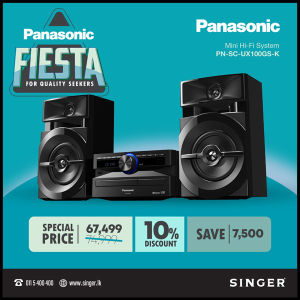 Get 10% off Panasonic Audio for Quality seekers At Singer