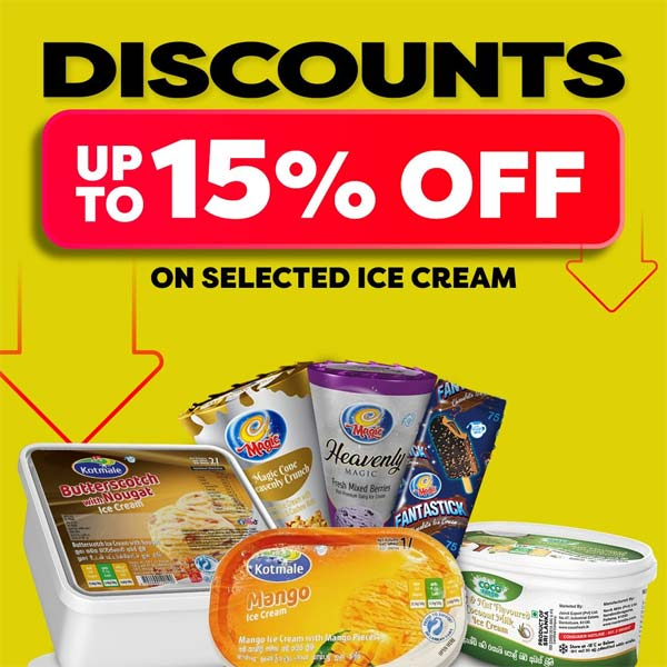 Enjoy up to 15% off on selected products