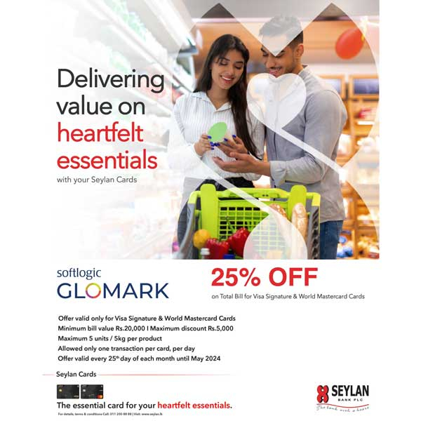 Get 25% off on your total bill at Glomark