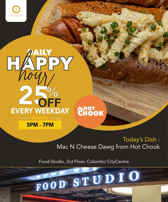Grab a Mac N Cheese Dawg and get 25% OFF