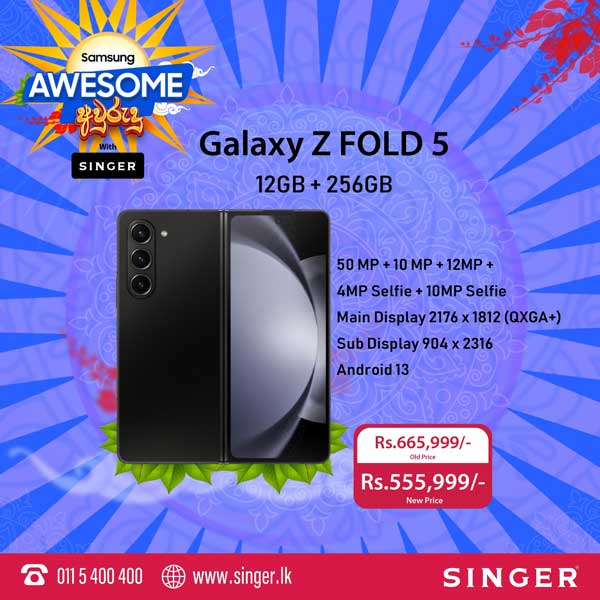 Enjoy a special price on Samsung Galaxy ZFold 5  @Singer