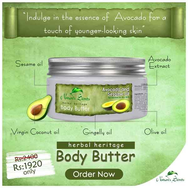 Enjoy a special price on Body Butter @ Nature’s Secrets Herbal Cosmetics
