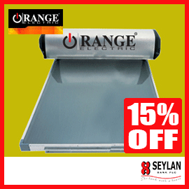 Get 15% off for Orange Solar Hot Water System with Seylan Credit Cards