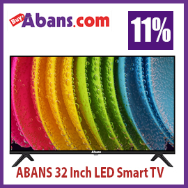 11% off for Abans 32 Inch LED Smart TV @ Buy Abans.com