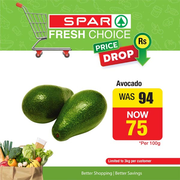 Price drop - Range of fresh products @ SPAR