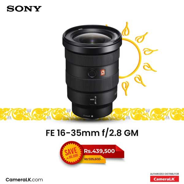 Special Price Reduce on FE 16-35mm f/2.8 GM Lens @ CameraLK Store