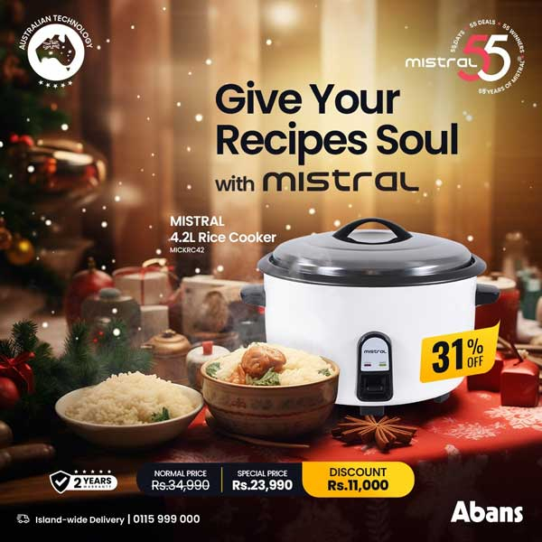 Get 31 Off for Mistral Rice Cooker Abans Top Deals Today Deals4me.lk