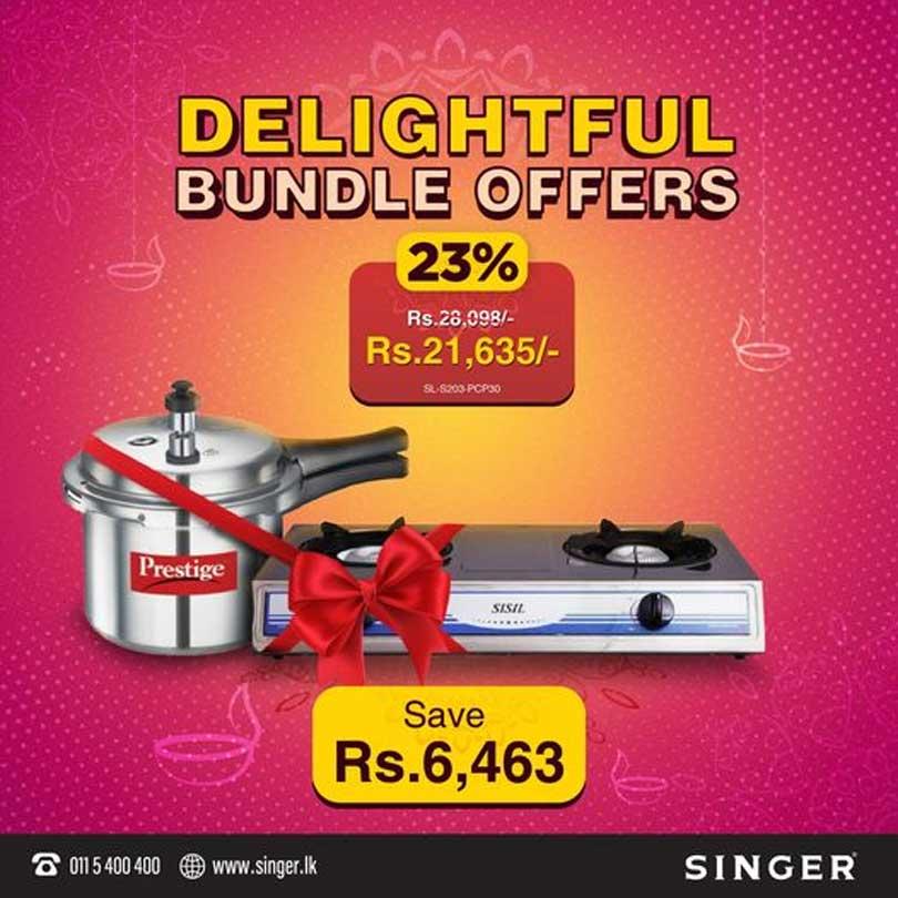 Enjoy a delightful bundle offers Singer Sri Lanka Top Deals