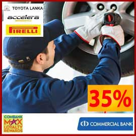 Get the best care for your vehicle from Toyota Lanka with ComBank Credit Cards