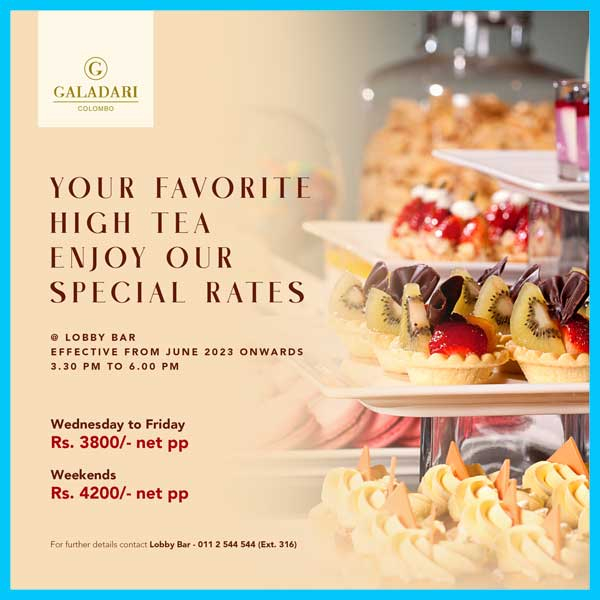 Enjoy Special Rates On Your Favorite High Tea @Galadari Hotel