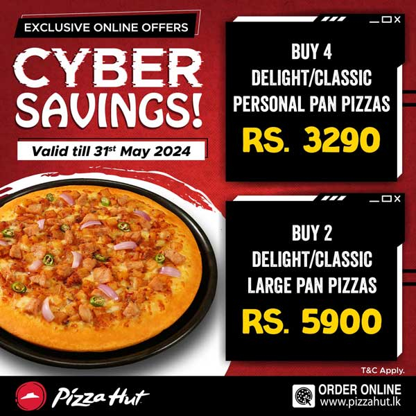 CYBER SAVINGS from Pizza Hut