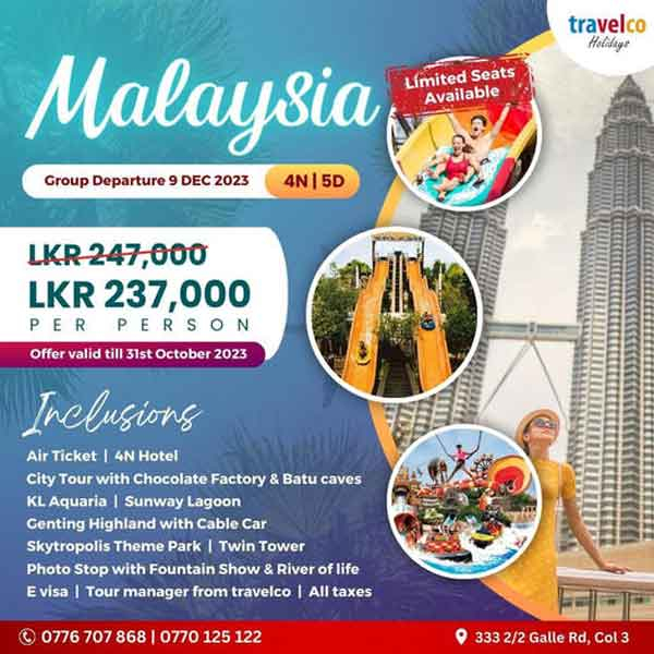 Let’s go for a ride in Malaysia  for Rs 237,000