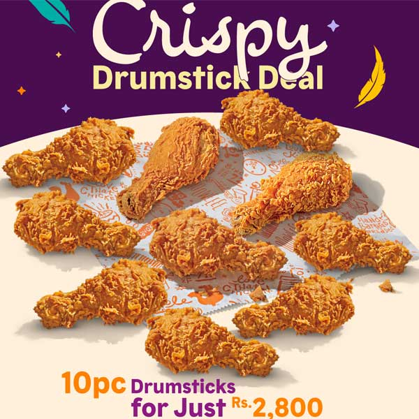 Try 10 pieces of mouth-watering Drumsticks for just Rs.2,800