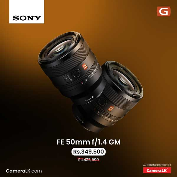 Enjoy Special Price on Sony FE 50mm f/1.4 GM Lens@ CameraLK Store