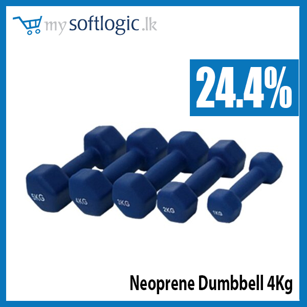 24.4% off for Neoprene Dumbbell 4Kg @My Softlogic.lk