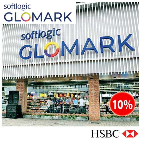 10% Off from the total bill when you pay by HSBC Rewards Points using HSBC Premier Credit Card @Softlogic Glomark