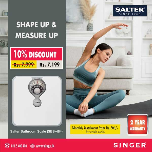 Enjoy a special price on Bathroom Weighing Scale  @ Singer