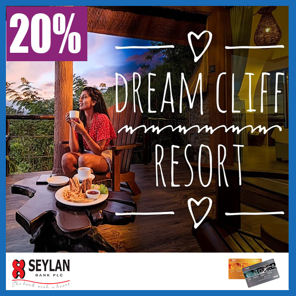 20% off for Room Rates for Seylan Card Holders @Dream Cliff Mountain Resort