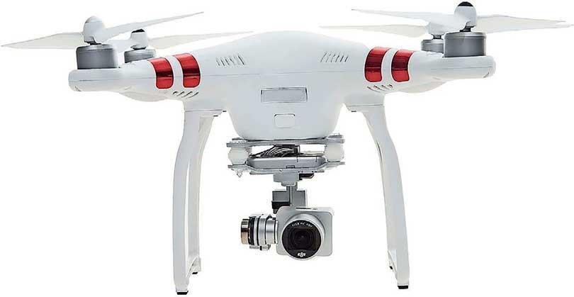 Drone with sales camera and monitor