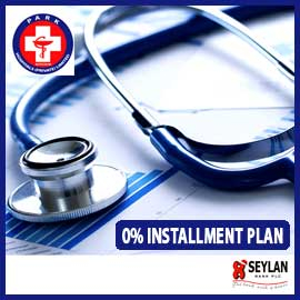 Up to 24 months, 0% installment plans @Park Hospitals with your Seylan Credit Card