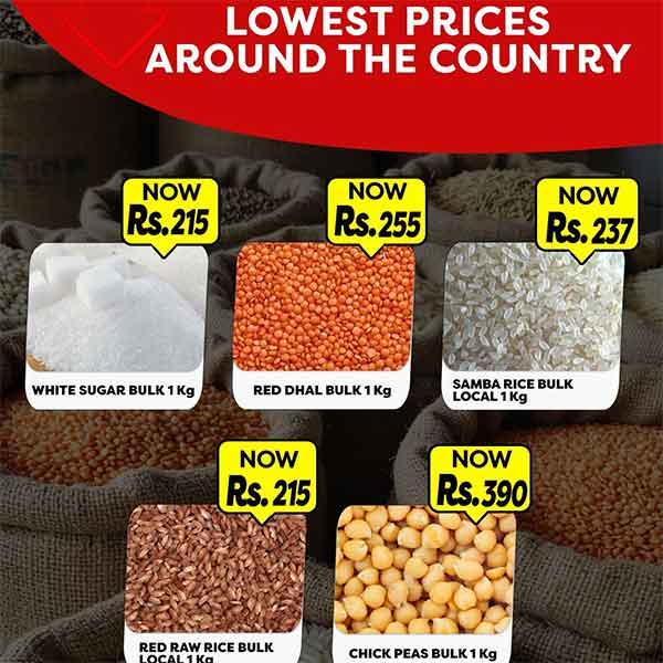 Enjoy the lowest prices around country for commodities only from Cargills Food City