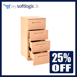 Get a 25% off for the Grid Chest of Drawer @mysoftlogic.lk